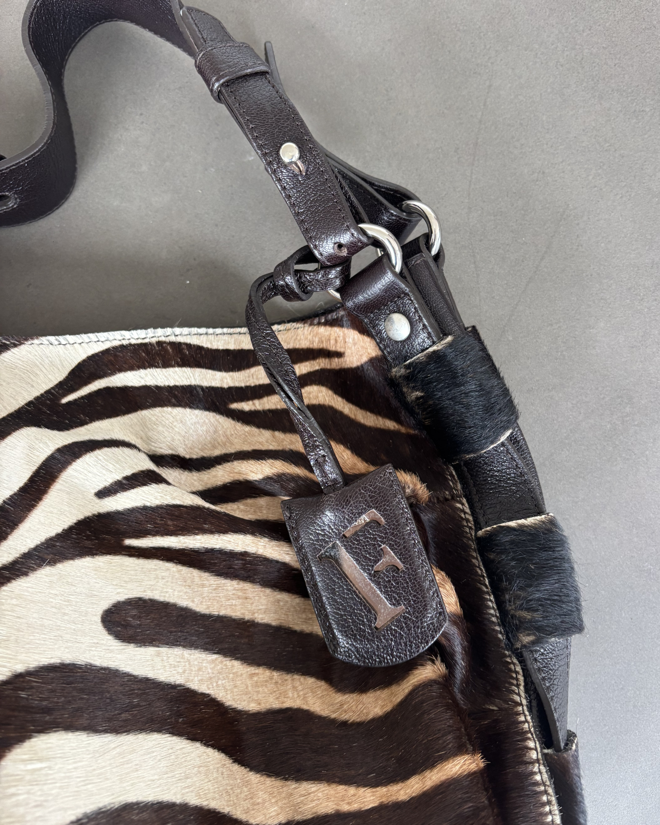 Furla Hide Zebra Bag