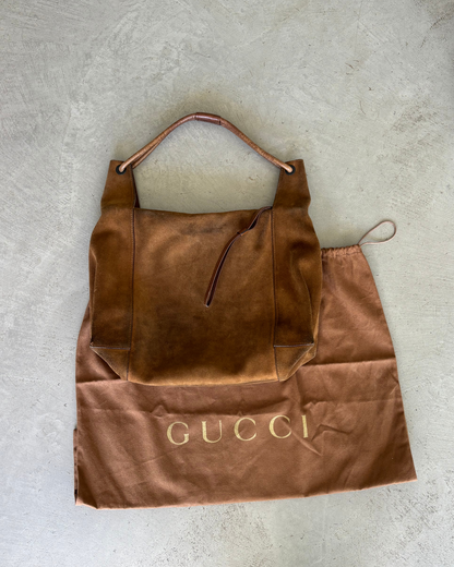Gucci Suede Hobo Bag