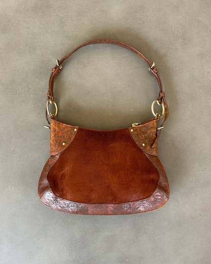 DKNY Brown Hide Mini Bag