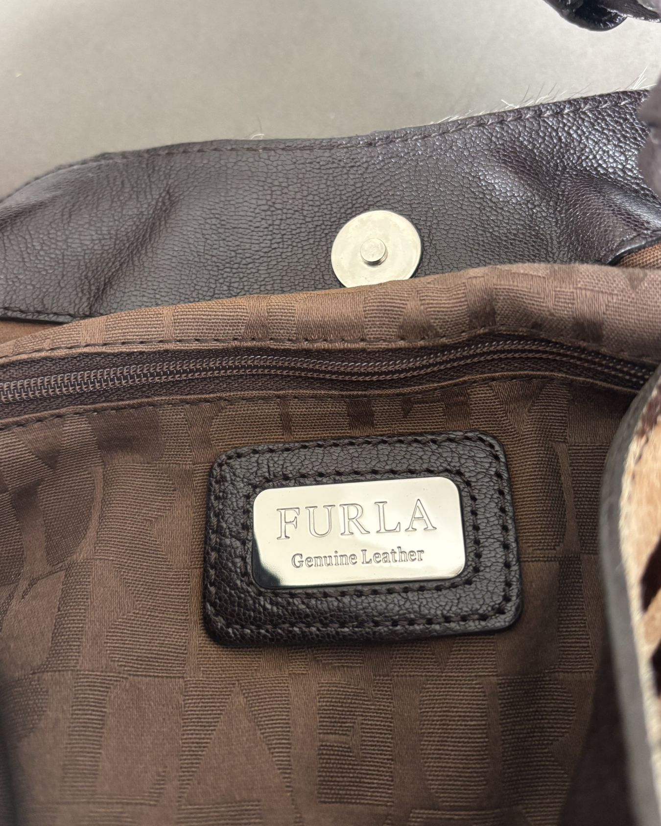 Furla Hide Zebra Bag