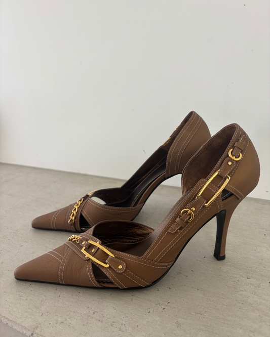 Morgan De Toi Brown Heels