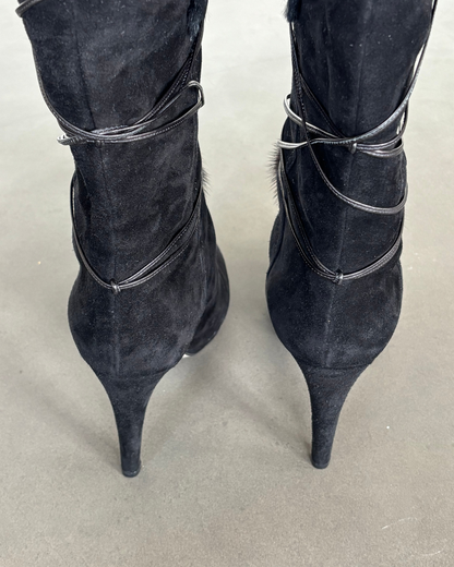 Sergio Rossi Fur Boots