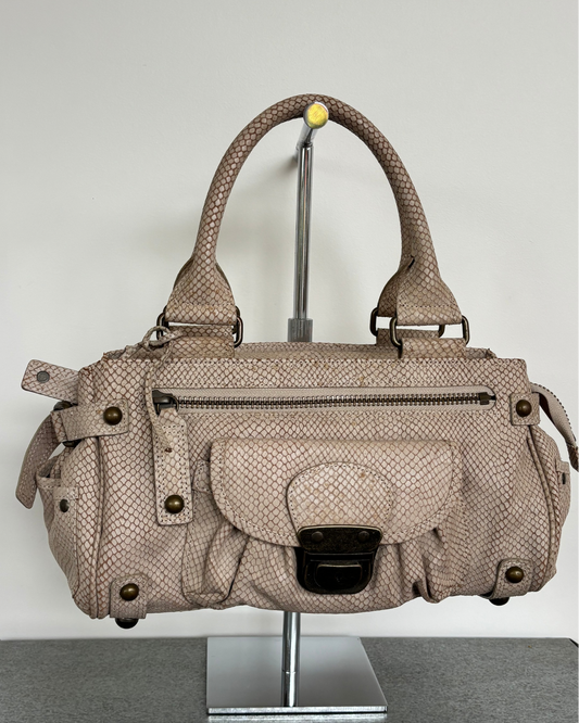 Python Buckle Bag