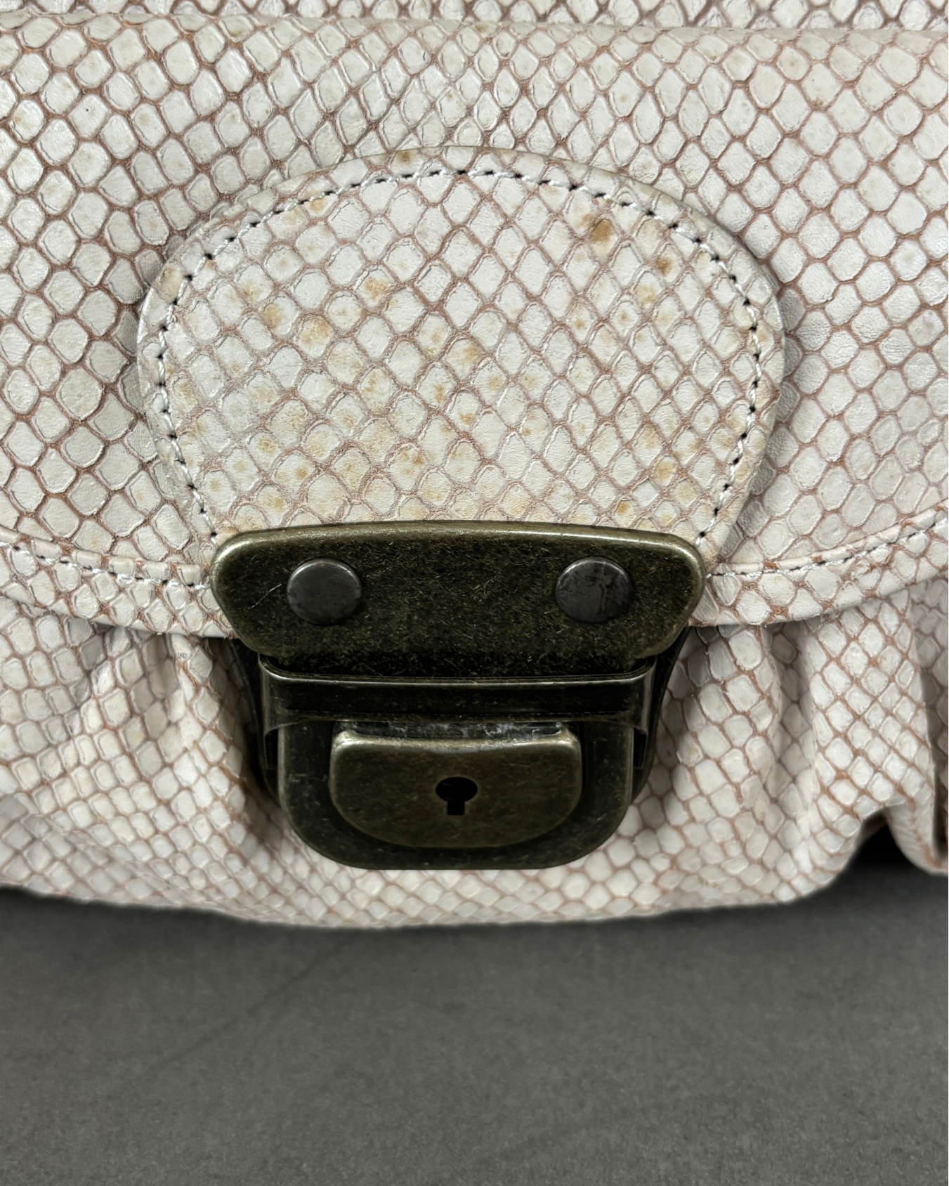 Python Buckle Bag
