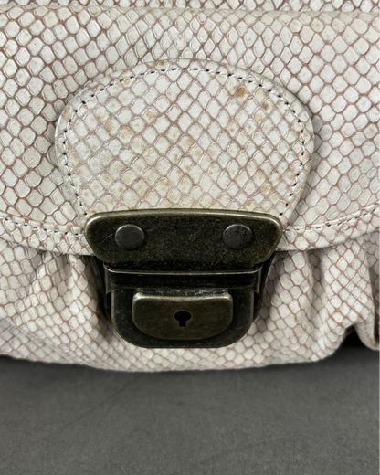 Python Buckle Bag