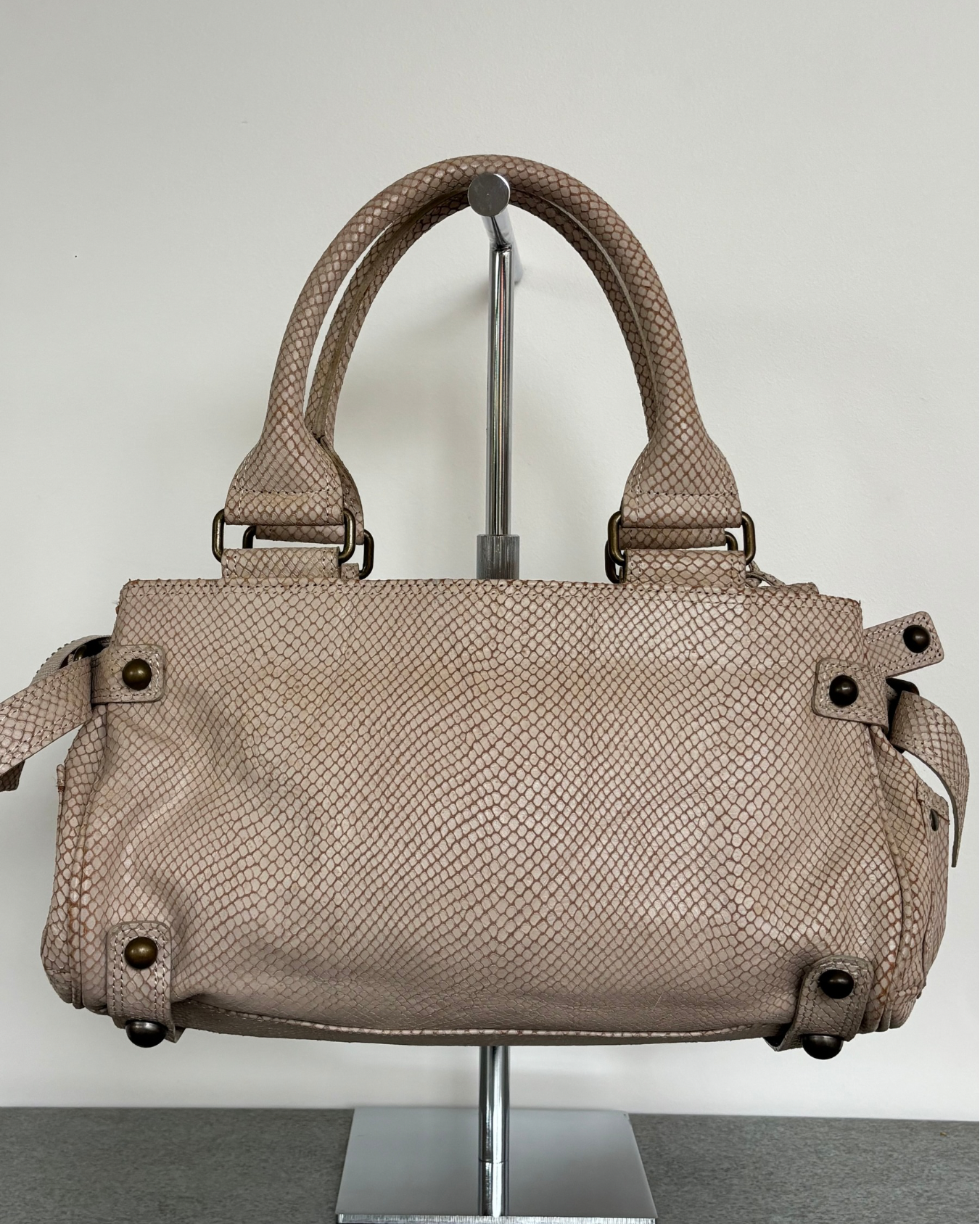 Python Buckle Bag