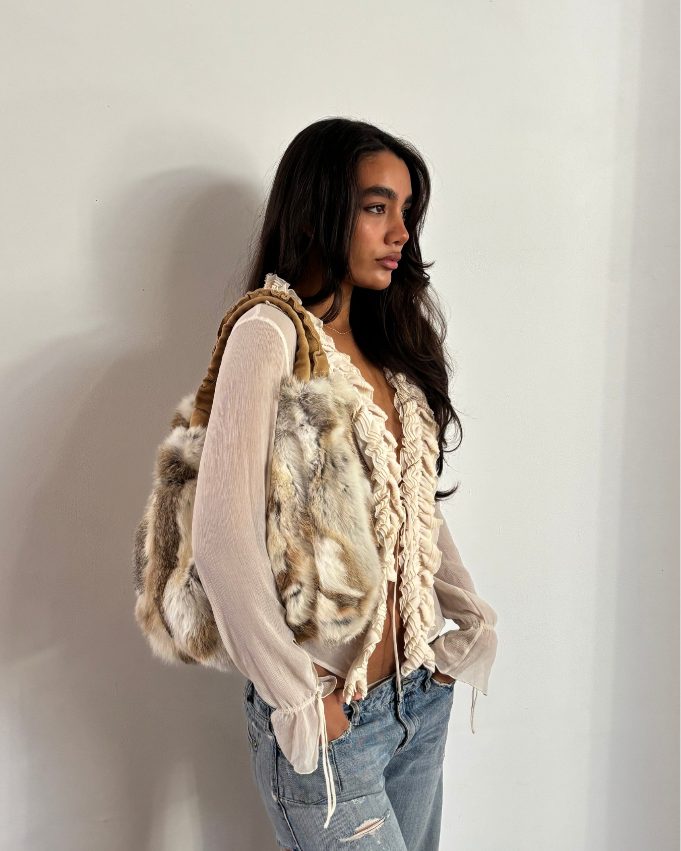 Real Fur Bag